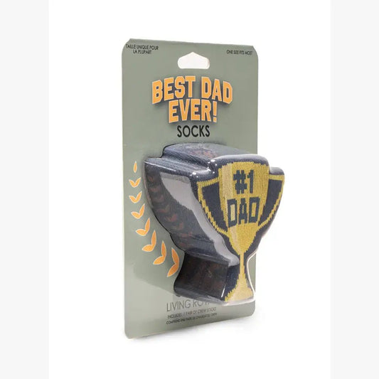 #1 Dad Socks - 3D - vibeboxshop