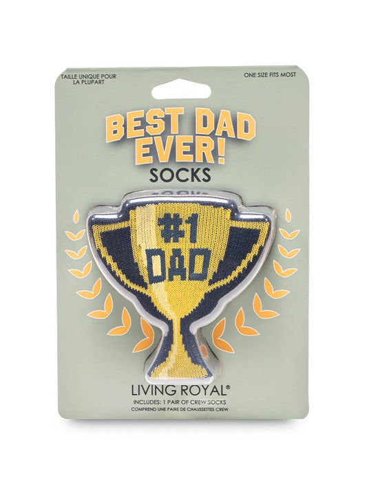 #1 Dad Socks - 3D - vibeboxshop