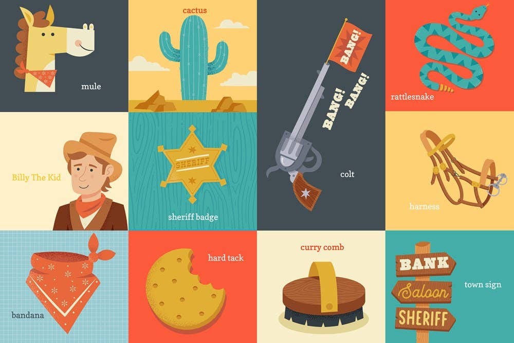 100 First Words for Little Cowpokes - vibeboxshop