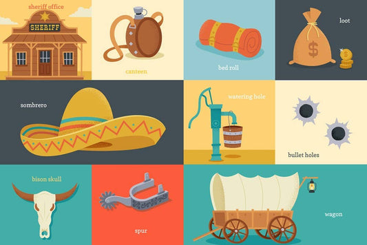 100 First Words for Little Cowpokes - vibeboxshop