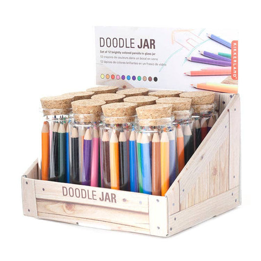 12 Color Pencils in Jar - vibeboxshop