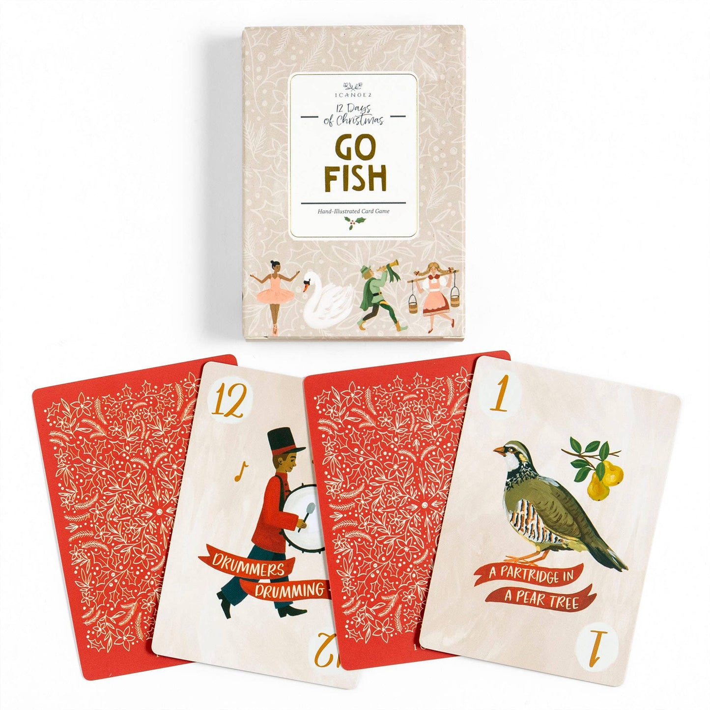 12 Days Of Christmas Go Fish Card Game - vibeboxshop