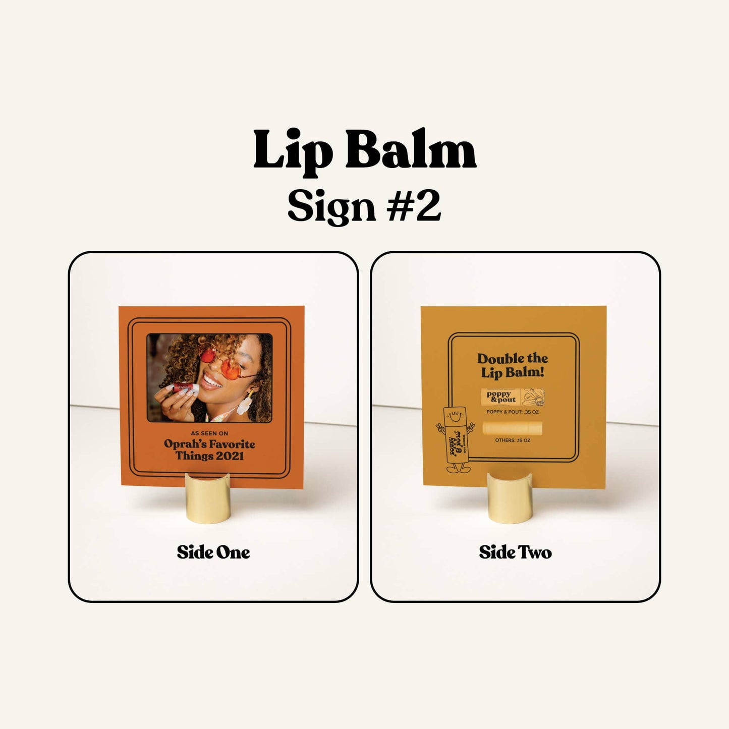 Retailer Sign Pack, Lip Balm