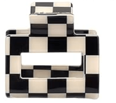 2" Checkered Hair Clips - vibeboxshop