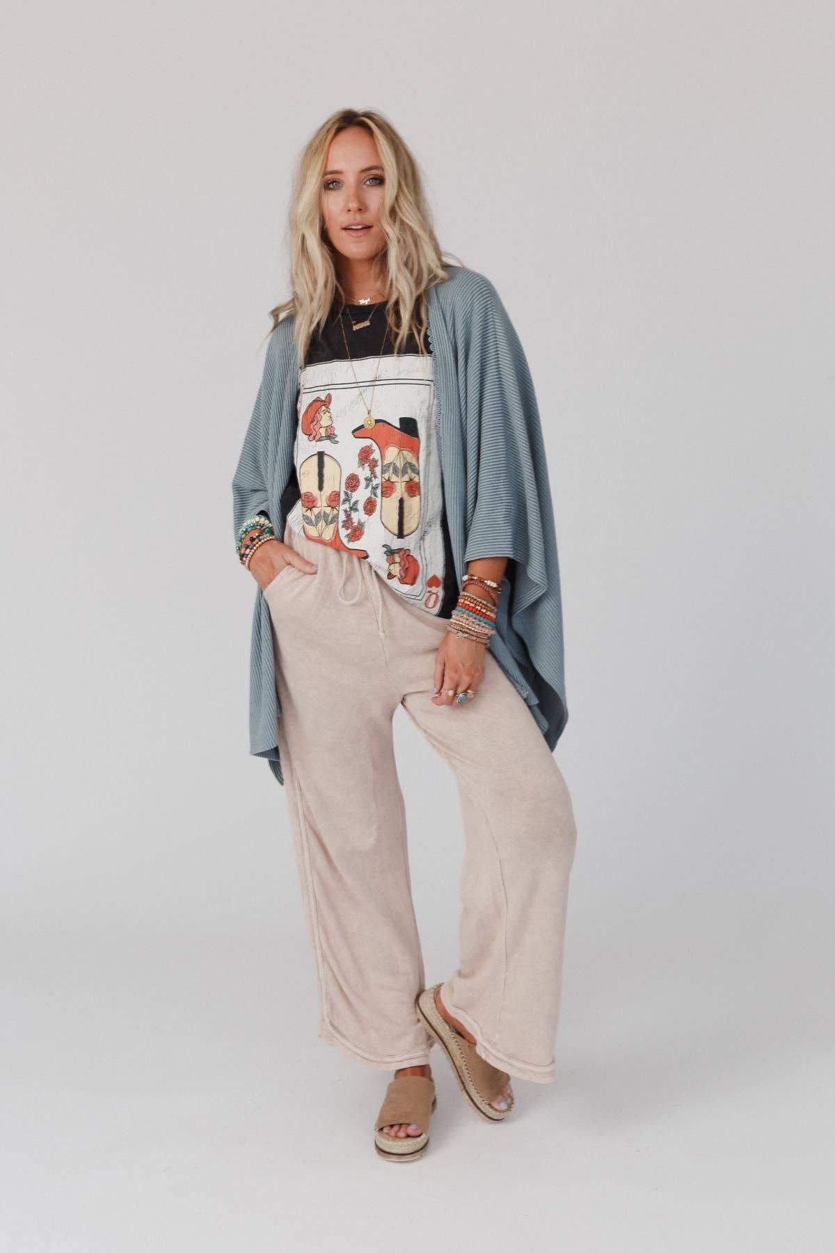 So Comfy Wide Leg Pants - New Taupe