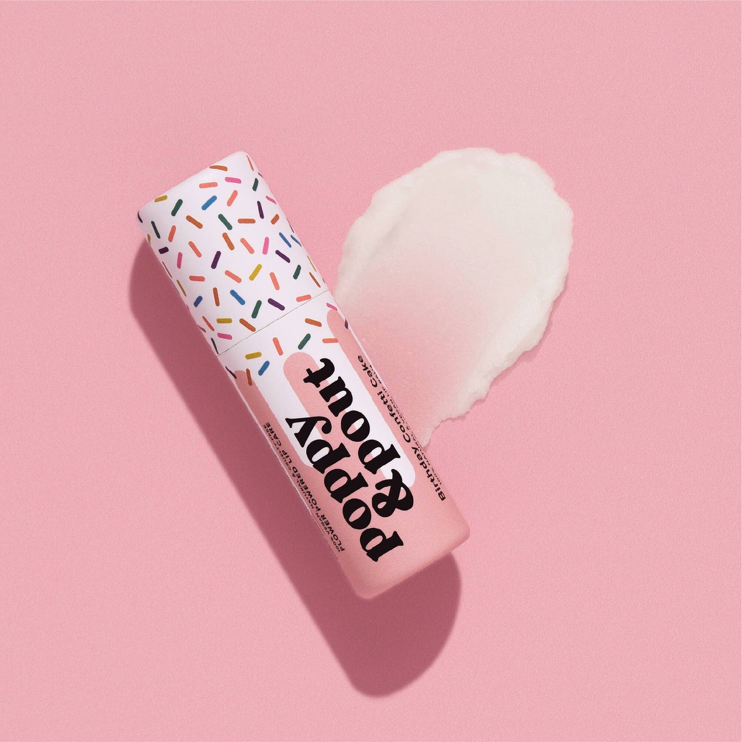 Vegan Lip Balm, Birthday Confetti Cake, Pink