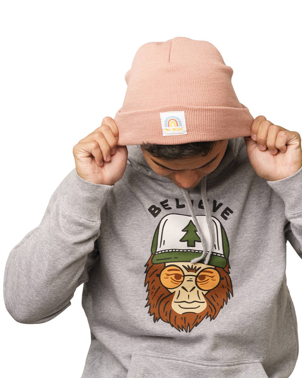 Be Wild Cuffed Beanie | Rose