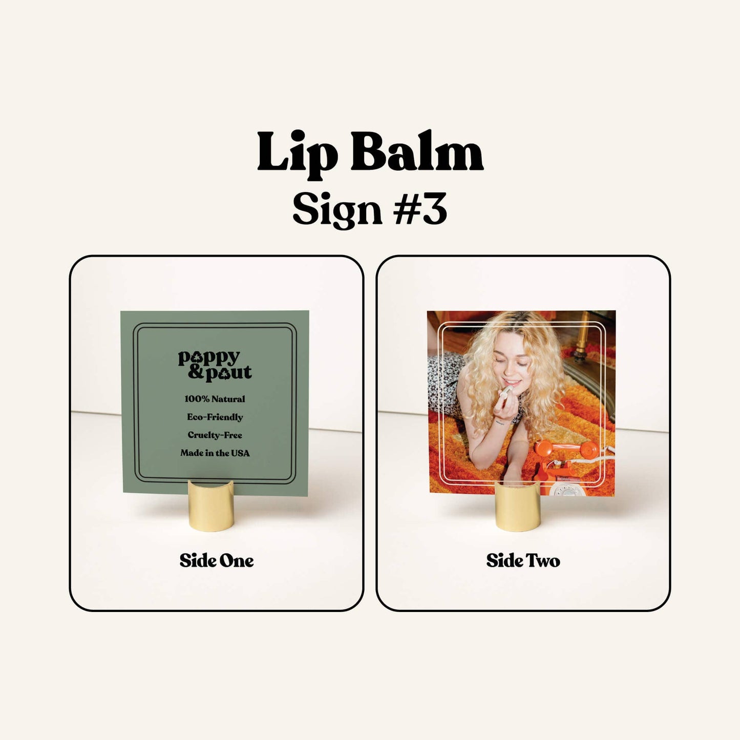 Retailer Sign Pack, Lip Balm