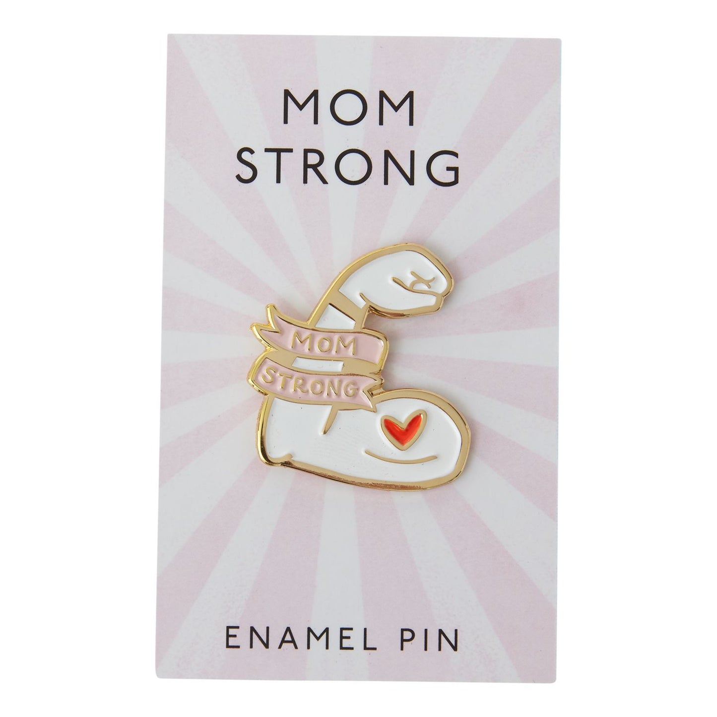 Mom Strong Enamel Pin
