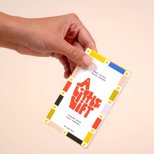 A Little Lift: Actions for Care & Community | Ritual Deck - vibeboxshop