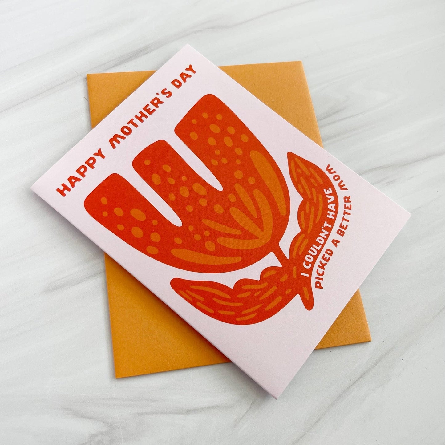 Abstract Flower Mother's Day Card - vibeboxshop