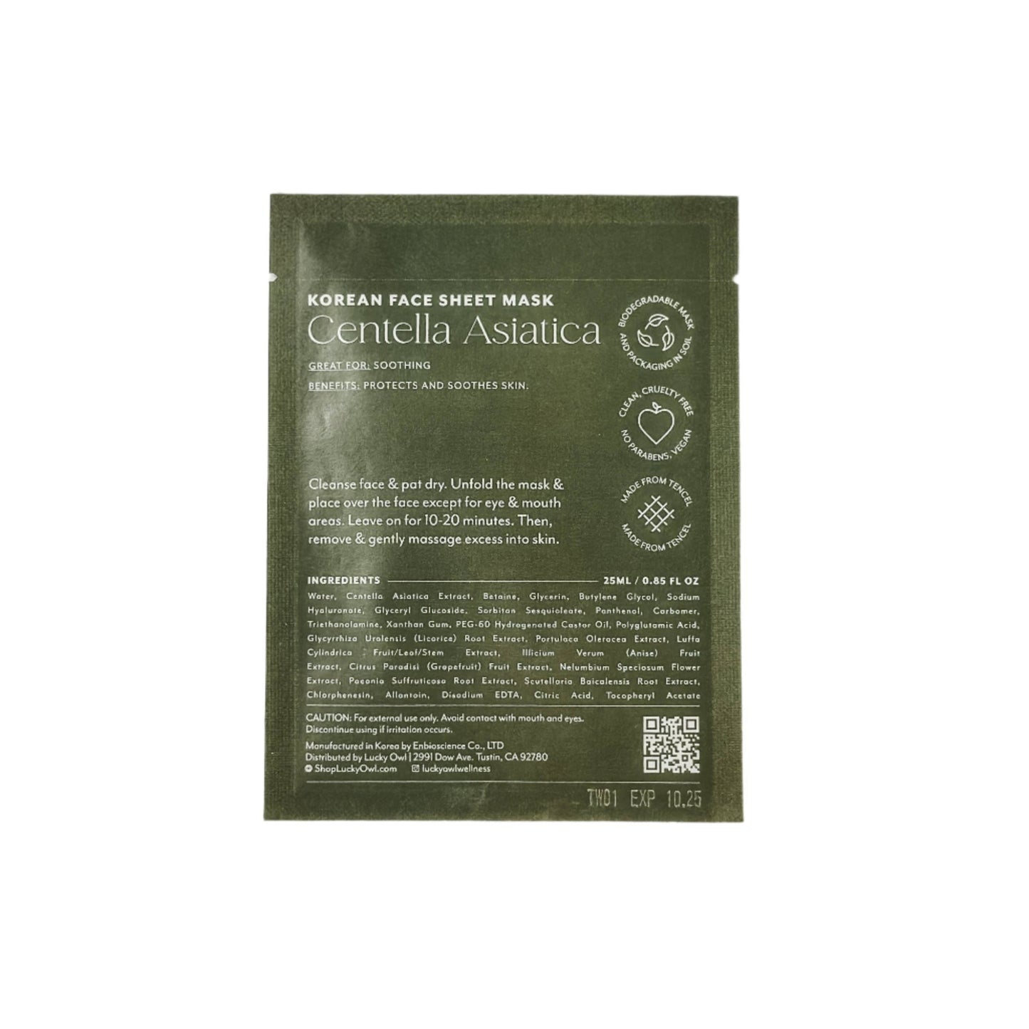 Affirmation Sheet Masks - vibeboxshop