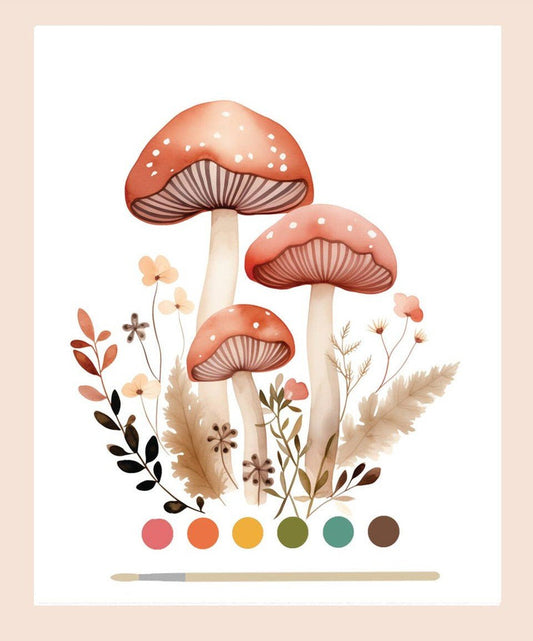 All - In - One Watercolor Kit - Mushroom Forest - vibeboxshop