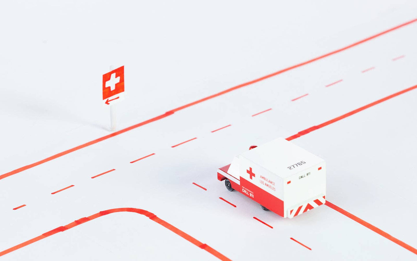 Ambulance Toy Van - vibeboxshop