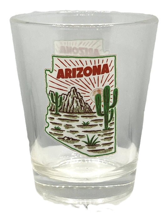 Arizona State Cactus Shot Glass - vibeboxshop