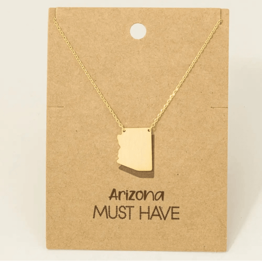 Arizona State Pendant Necklace - vibeboxshop