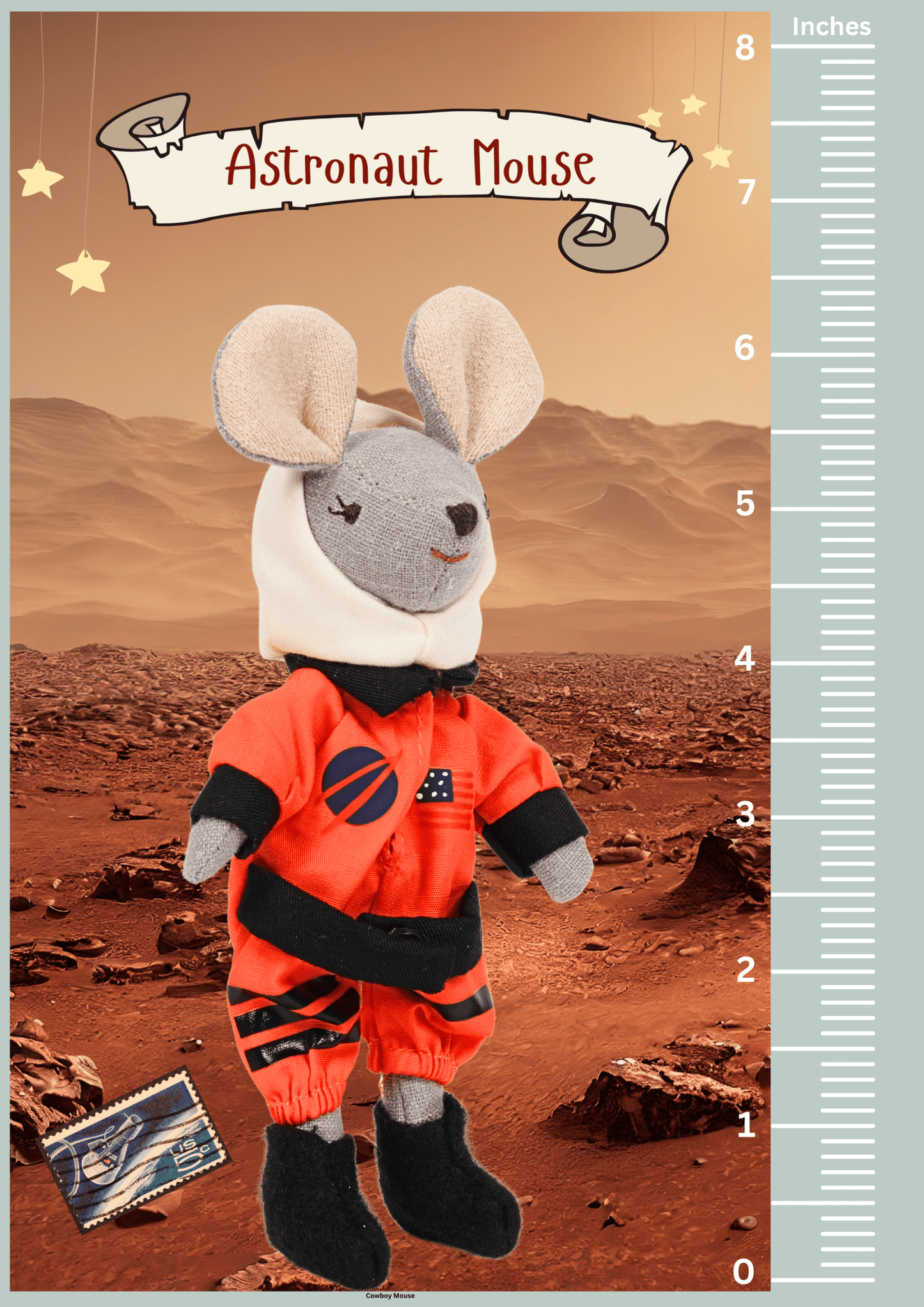 Astronaut Mouse in a Box - Levlovs - vibeboxshop