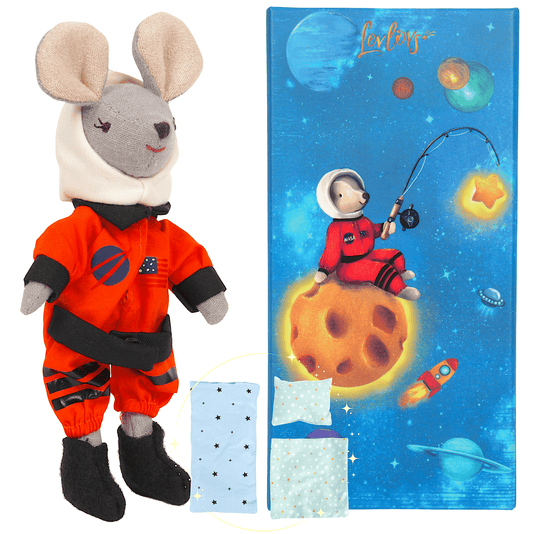 Astronaut Mouse in a Box - Levlovs - vibeboxshop