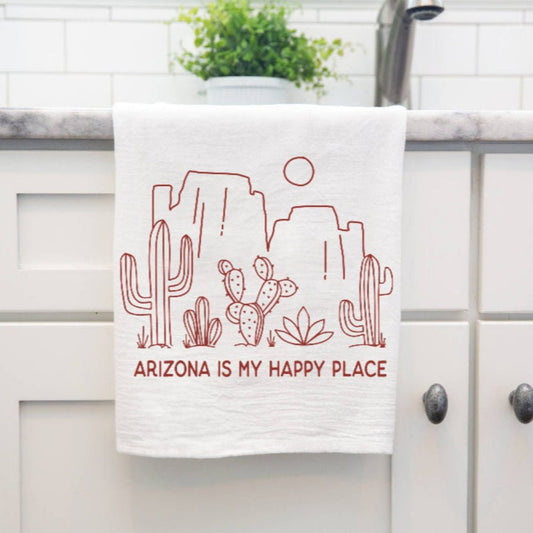 AZ is my Happy Place Kitchen Towel - vibeboxshop