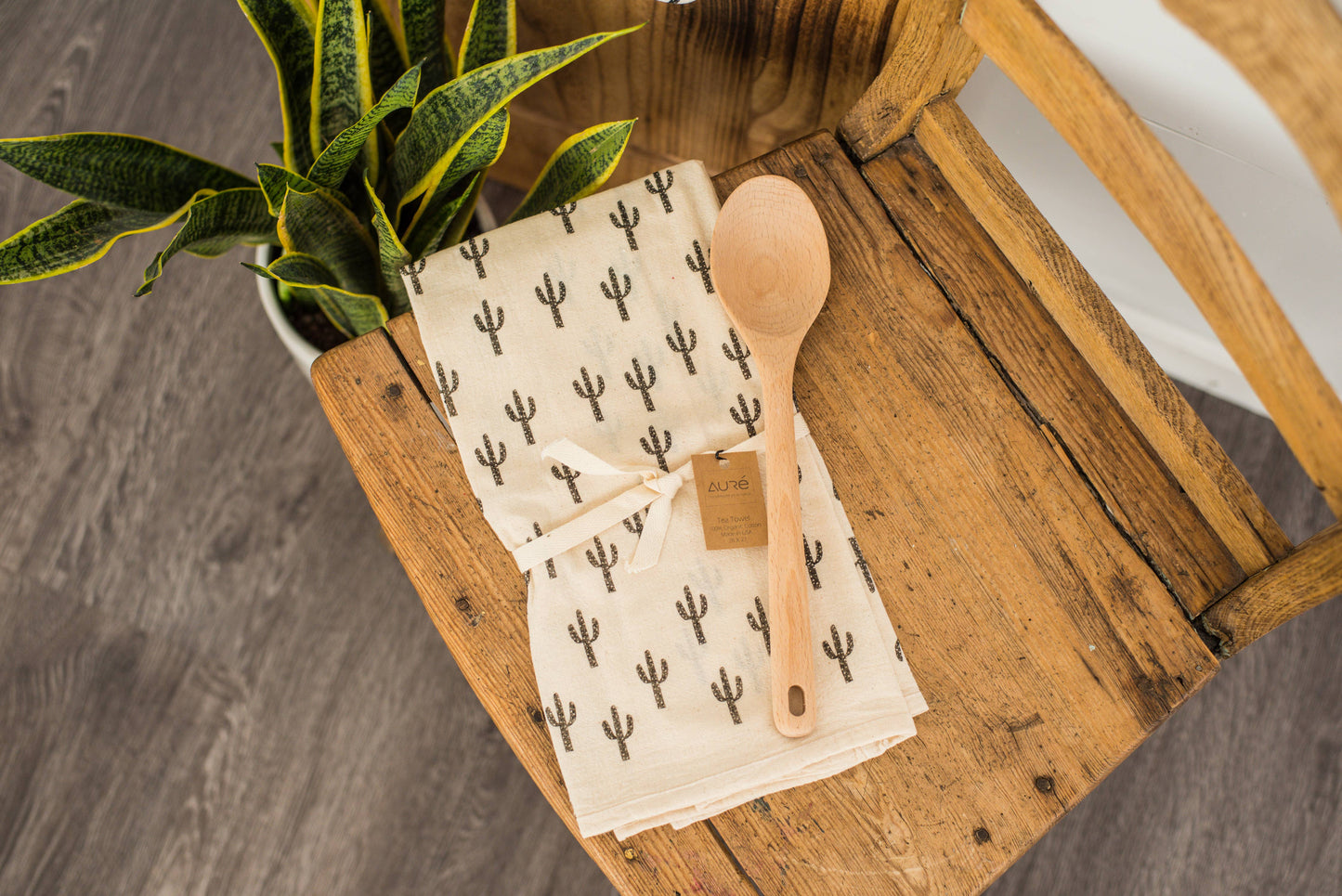 Organic Cotton Saguaro Tea Towel, Eco Friendly, Flour Sack
