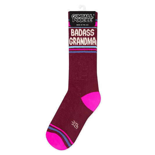 Badass Grandma Gym Crew Socks - vibeboxshop