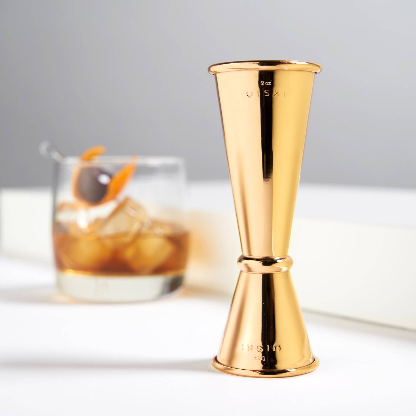 Belmont™ Large Gold - Plated Japanese Style Makoto Jigger - vibeboxshop