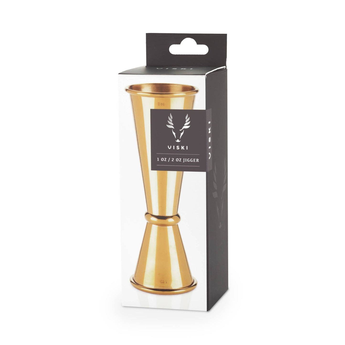 Belmont™ Large Gold - Plated Japanese Style Makoto Jigger - vibeboxshop