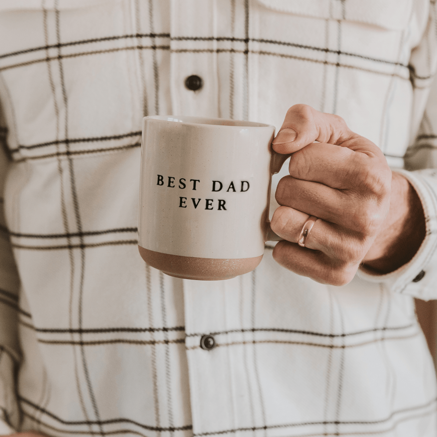 Best Dad Ever Stoneware Coffee Mug - vibeboxshop