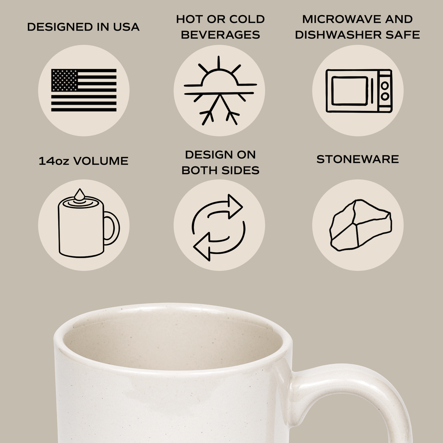 Best Dad Ever Stoneware Coffee Mug - vibeboxshop