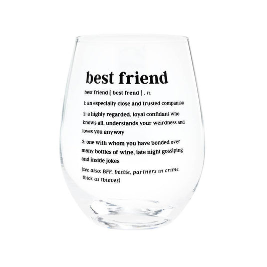 Best Friend Wine Glass - vibeboxshop