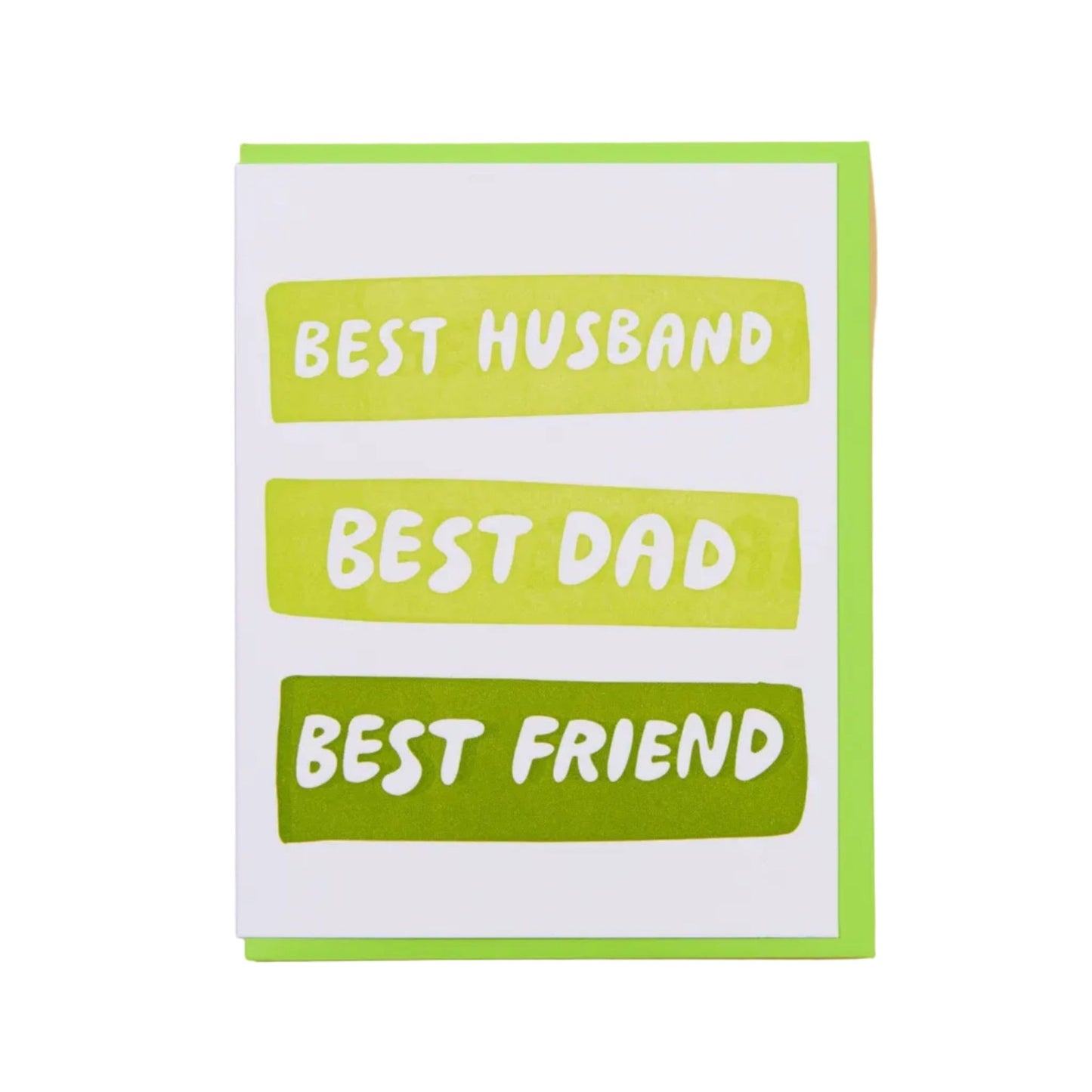 Best Husband, Best Dad, Best Friend Greeting Card - vibeboxshop