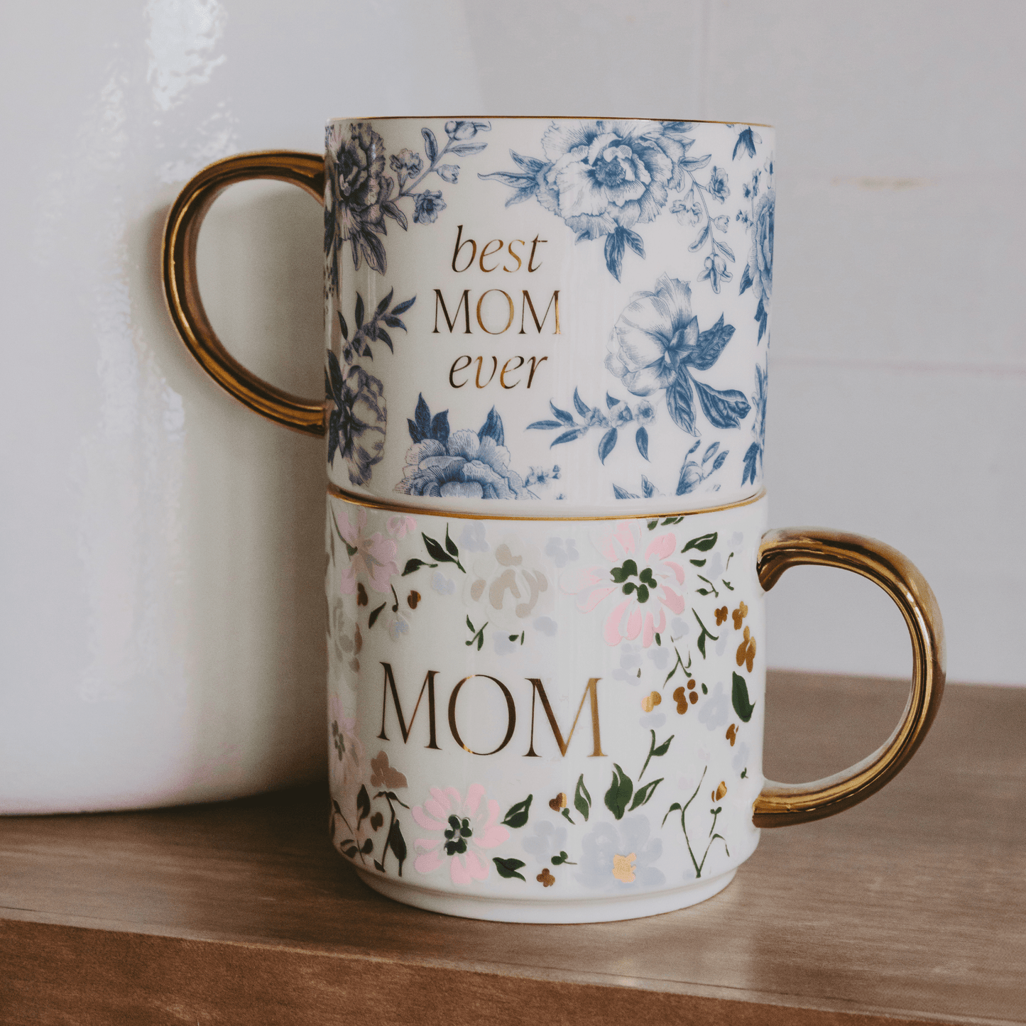 Best Mom Ever Floral Mug - vibeboxshop