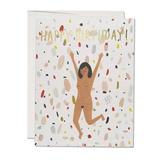 Birthday Suit Bday Greeting Card - vibeboxshop