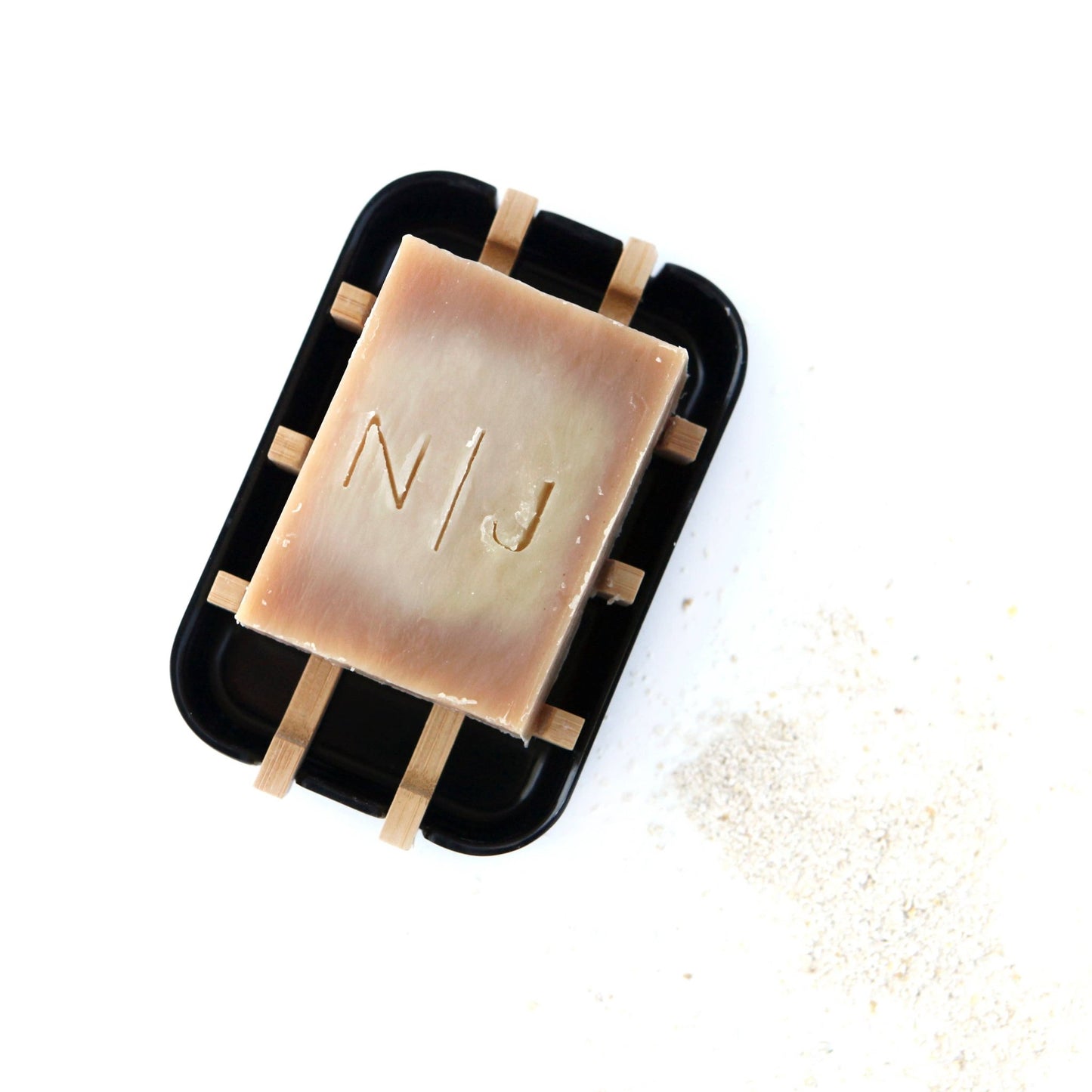 Black Bamboo Soap Dishes - vibeboxshop