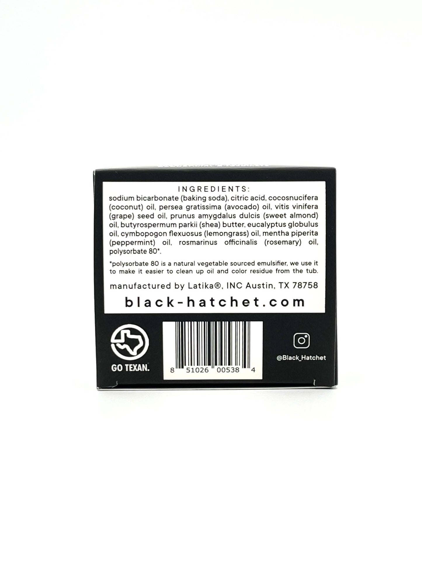 Black Hatchet Bath Bomb - vibeboxshop