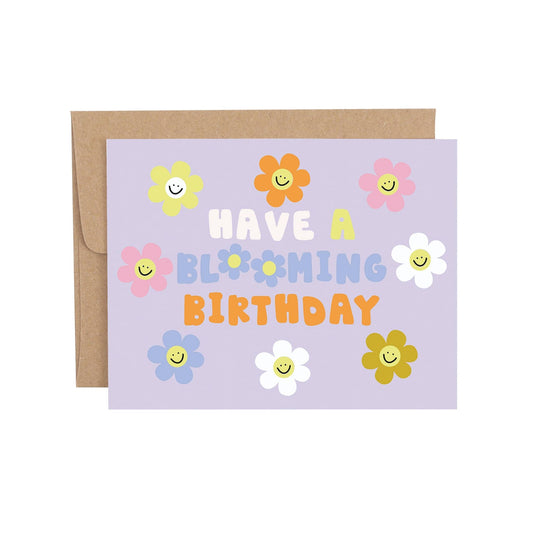 Blooming Birthday Greeting Card - vibeboxshop