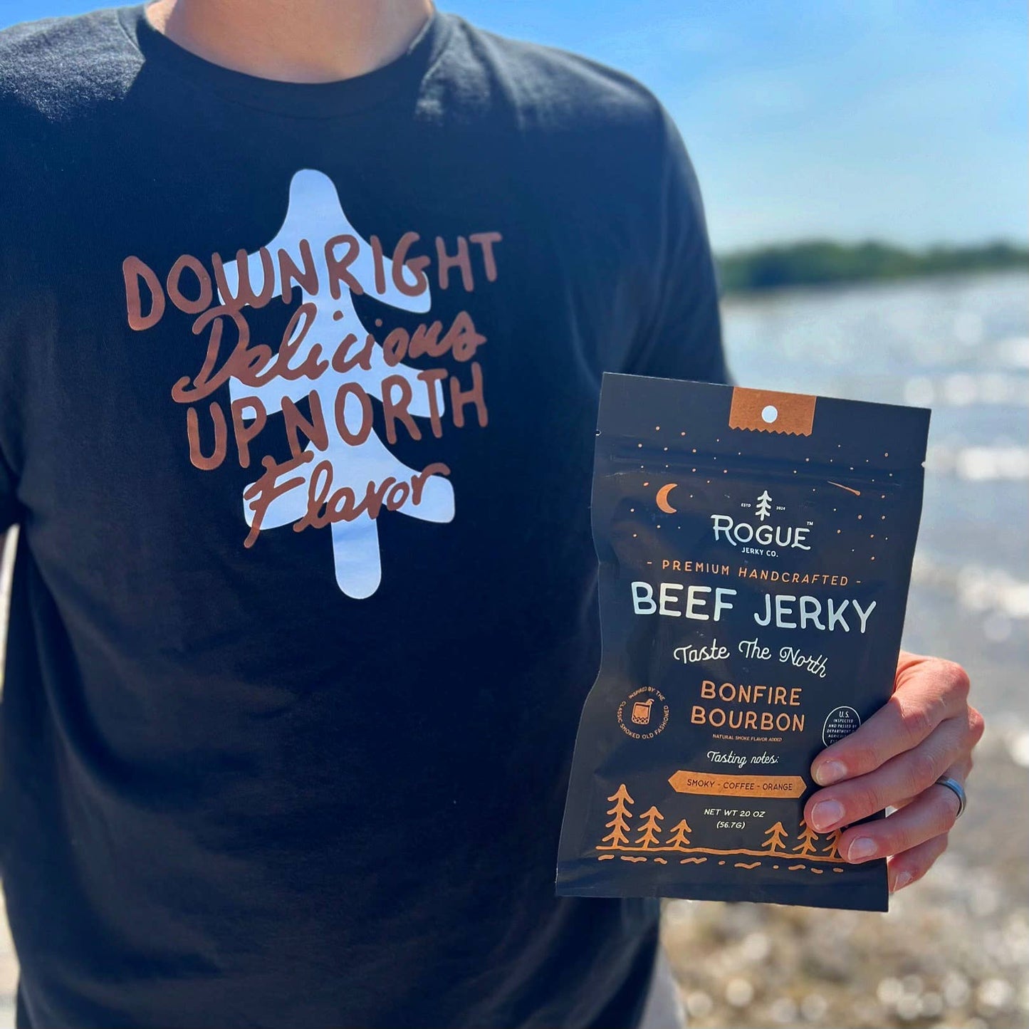 Bonfire Bourbon Beef Jerky - vibeboxshop