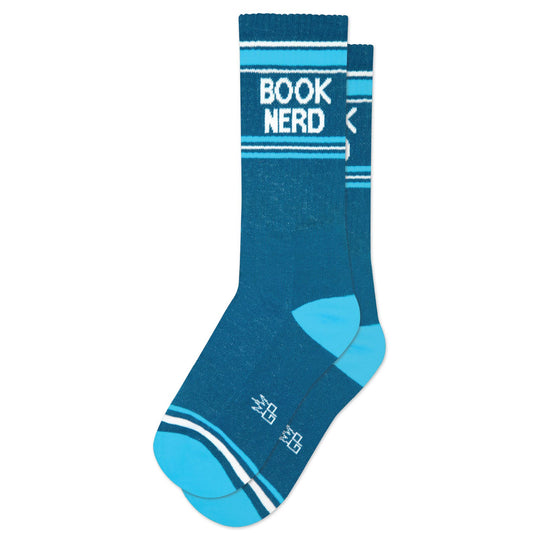 Book Nerd Gym Crew Socks - vibeboxshop
