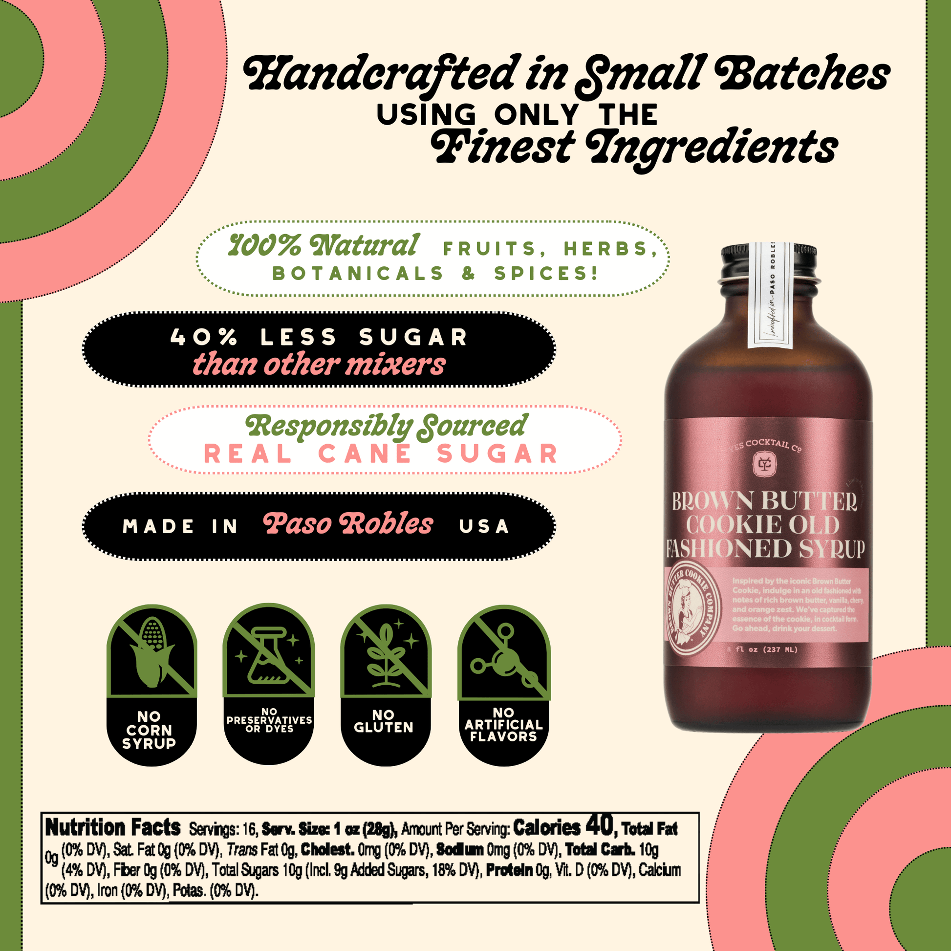 Brown Butter Cookie Old Fashioned Syrup - vibeboxshop