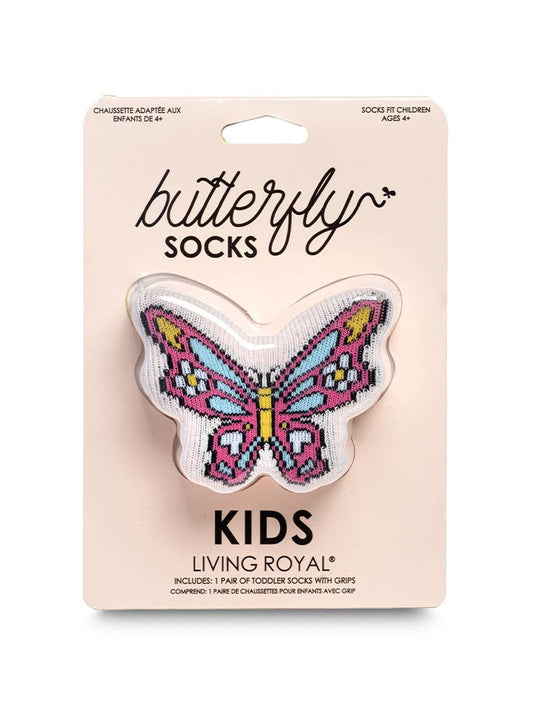 Butterfly Kids Socks - 3D - vibeboxshop
