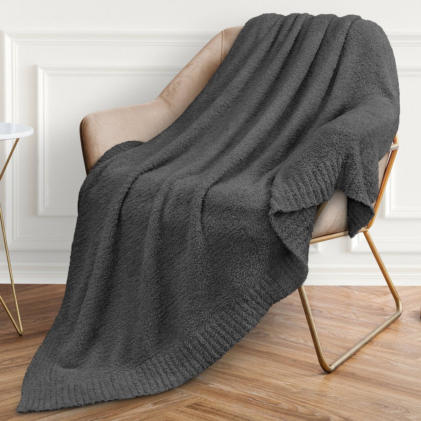 Buttery Soft Fluffy Knit Blanket - vibeboxshop