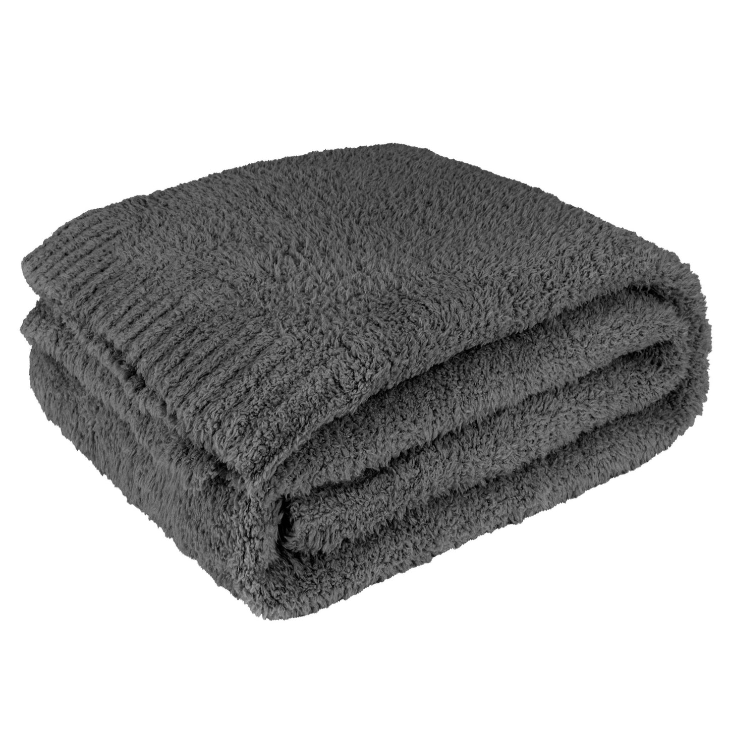 Buttery Soft Fluffy Knit Blanket - vibeboxshop
