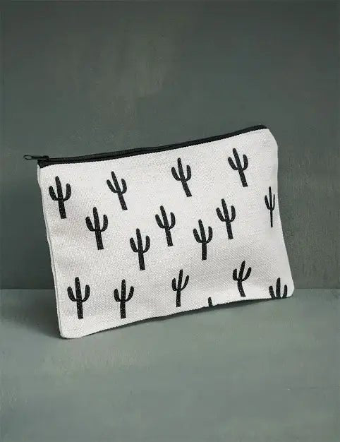 B/W Saguaro Pouch - vibeboxshop
