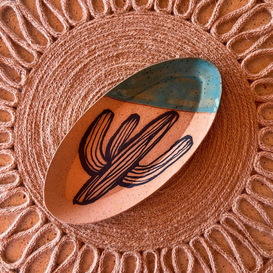 Cacti Oval Trinket Dishes - vibeboxshop