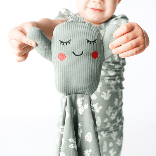 Cactus Bamboo Baby Lovey - vibeboxshop