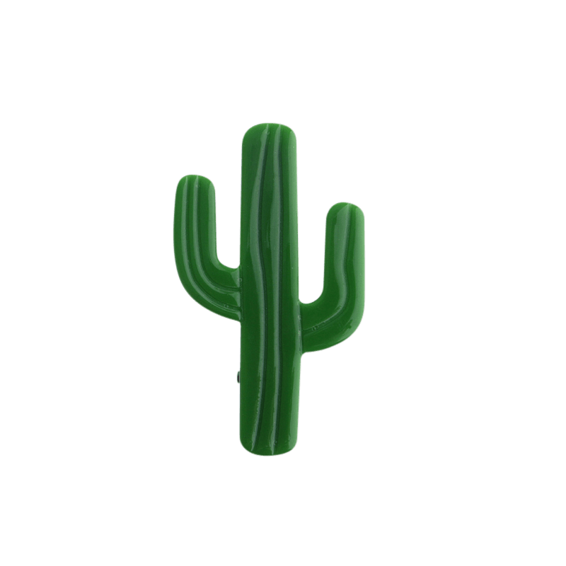 Cactus Barrette Hair Clip - vibeboxshop
