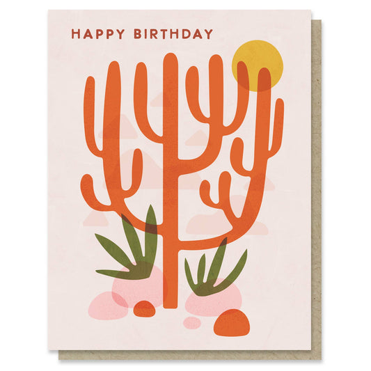 Cactus Grande Birthday Card - vibeboxshop