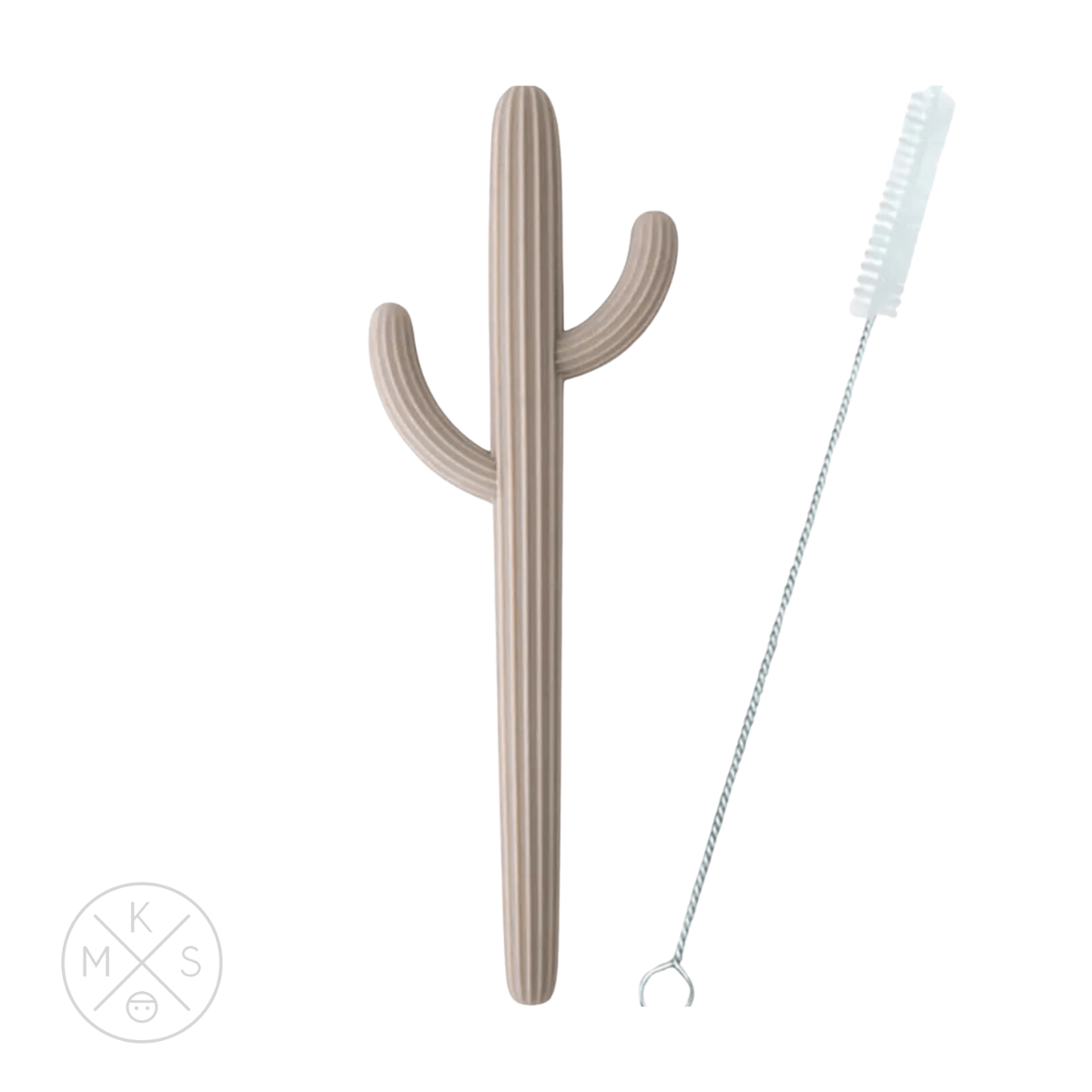 Cactus Silicone Teether/Straw - vibeboxshop
