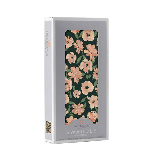 Canyon Sunset Flowers Bamboo Swaddle - vibeboxshop