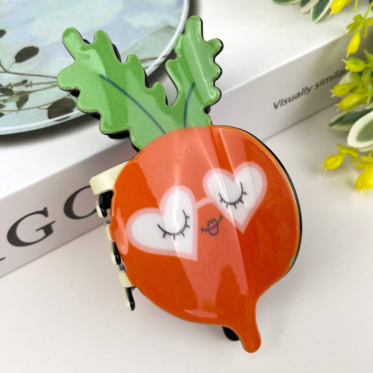 Cartoon Fruit Hair Clips - vibeboxshop